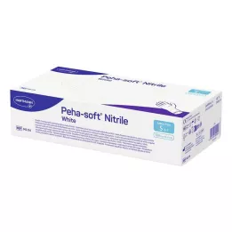 PEHA-SOFT nitrile white Unt.Hands.unsteril pf S, 100 pcs