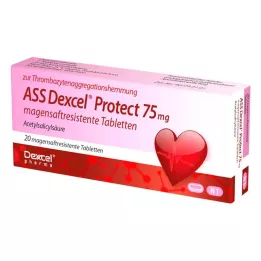 ASS Dexcel Protect 75 mg gastro-resistant tablets, 20 pcs