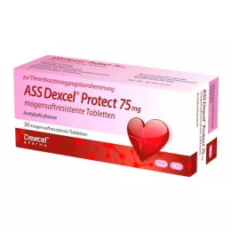 ASS Dexcel Protect 75 mg gastro-resistant tablets, 50 pcs