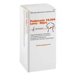 PANKREATIN 20,000 Laves micro gastric juice hard capsule, 100 pcs