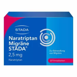 NARATRIPTAN Migraine STADA 2.5 mg film-coated tablets, 2 pcs