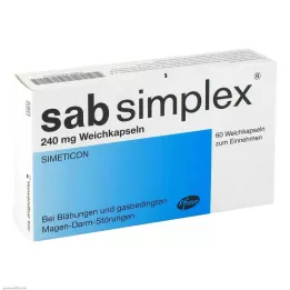 SAB simplex 240 mg soft capsules, 60 pcs