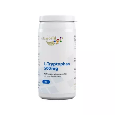 L-Tryptophan 500 mg capsules, 60 pcs