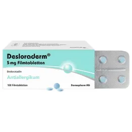 Desloraderm 5 mg film-coated tablets, 100 pcs