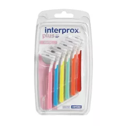INTERPROX plus blister mix color assorted interdental, 6 pcs