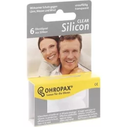 OHROPAX Silicon Clear, 6 pcs
