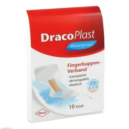 Dracoplast waterproof fingertip plasters, 10 pcs