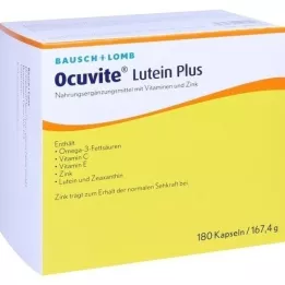 OCUVITE Κάψουλες Lutein Plus, 180 τεμ