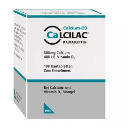 CALCILAC Chewable tablets, 100 pcs