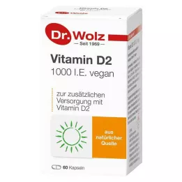 VITAMIN D2 1000 IU vegan capsules, 60 pcs