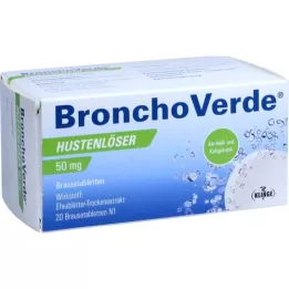 BRONCHOVERDE Coughing leaves 50 mg effervescent tablets, 20 pcs