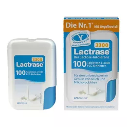 LACTRASE 3,300 FCC tablets in click dispenser, 100 pcs