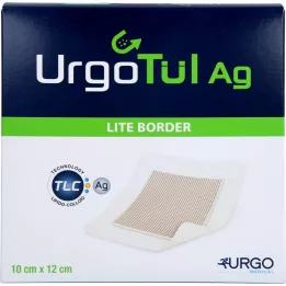 URGOTÜL Ag Lite Border 10x12 cm bandage, 10 pcs