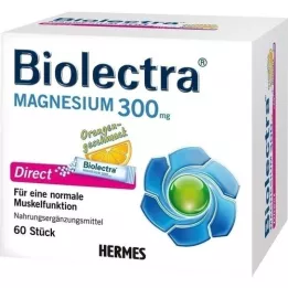BIOLECTRA Μαγνήσιο 300 mg Direct Orange Sticks, 60 τεμ