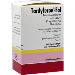 TARDYFERON-FOL Depot-Eisen (II) -Sul.Fols.Filmtab., 100 pcs