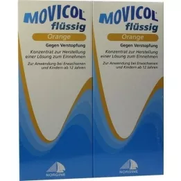 MOVICOL flüssig Orange, 2X500 ml
