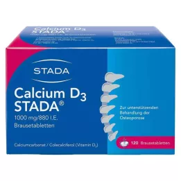 CALCIUM D3 STADA 1000 mg/880 IU effervescent tablets, 120 pcs