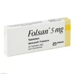 FOLSAN 5 mg tablets, 50 pcs
