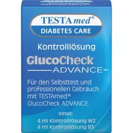 TESTAMED GlucoCheck Advance Kontrolllösung, 4 ml