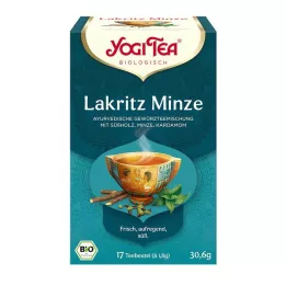 YOGI TEA Liquorice Mint Organic Filter Bags, 17X1.8 g