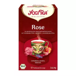 YOGI TEA Rose organic filter bag, 17X2.0 g
