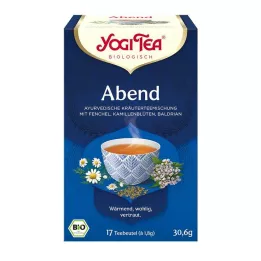 YOGI TEA Evening Tea Organic Filter Bags, 17X1.8 g