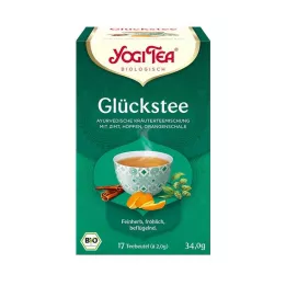 YOGI TEA Lucky Tea Organic Filter Bags, 17X1.8 g