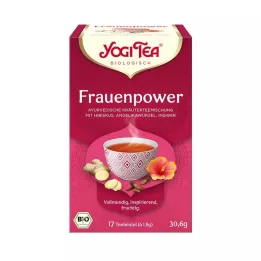 YOGI TEA Womens Power Tea Organic Filter Bags, 17X1.8 g