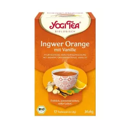YOGI TEA Ginger Tea Orange with Vanilla Filter Bag, 17X1.8 g