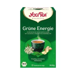 YOGI TEA Green Energy Tea Filter Bags, 17X1.8 g