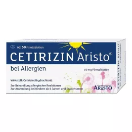 CETIRIZIN Aristo for Allergies 10 mg film-coated tablets, 50 pcs