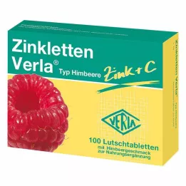ZINKLETTEN Verla Raspberry Lozenges, 100 pcs