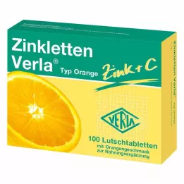 ZINKLETTEN Verla Orange lozenges, 100 pcs