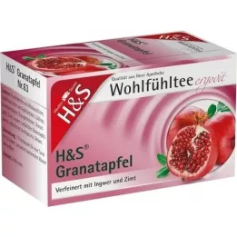 H&amp;S pomegranate filter bag, 20x2.0 g