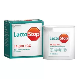 LACTOSTOP 14,000 FCC tablet dispenser, 40 pcs