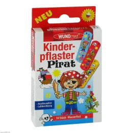 Childrens plaster pirate, 10 pcs
