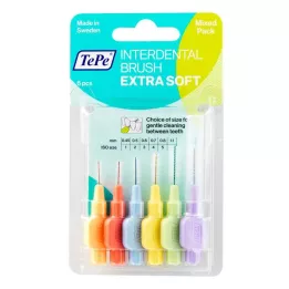TEPE Interdental brush x-soft mixed, 6 pcs
