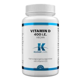 Vitamin D 400 IU capsules, 60 pcs
