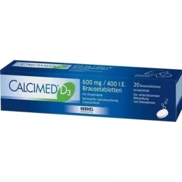 CALCIMED D3 600 mg/400 I.E. Brausetabletten, 20 St