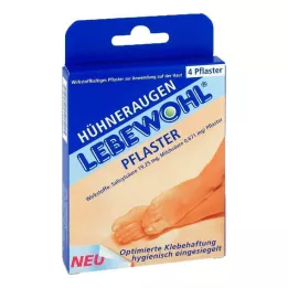 LEBEWOHL Corn plaster normal, 4 pieces