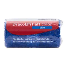 Dracoelfi haft color fixing bandage 4mx6cm blue, 1 pc