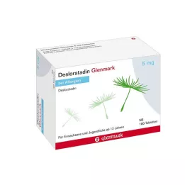 DESLORATADIN Glenmark 5 mg tablets, 100 pcs