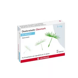 DESLORATADIN Glenmark 5 mg tablets, 20 pcs
