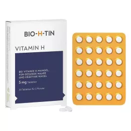 BIO-H-TIN Vitamin H 5 mg for 2 months tablets, 30 pcs