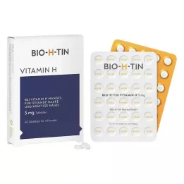 BIO-H-TIN Vitamin H 5 mg for 4 months tablets, 60 pcs