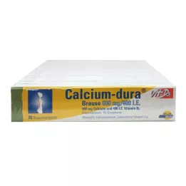 CALCIUM DURA Vit D3 effervescent 600 mg/400 IU, 120 pcs