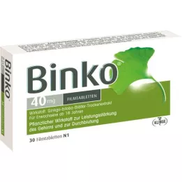 BINKO 40 mg film -coated tablets, 30 pcs
