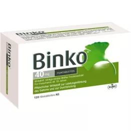 BINKO 40 mg film -coated tablets, 120 pcs