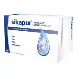SIKAPUR Silica softgel capsules with biotin, 90 pcs