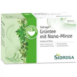 SIDROGA Wellness green tea. Nana mint filter., 20 x 1.5 g